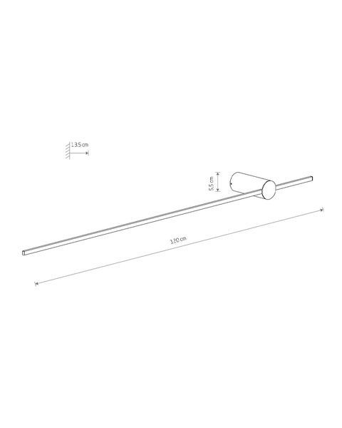 Бра SABER LED, оливковий (16Вт, 135мм, 4000K) ND-11382 фото