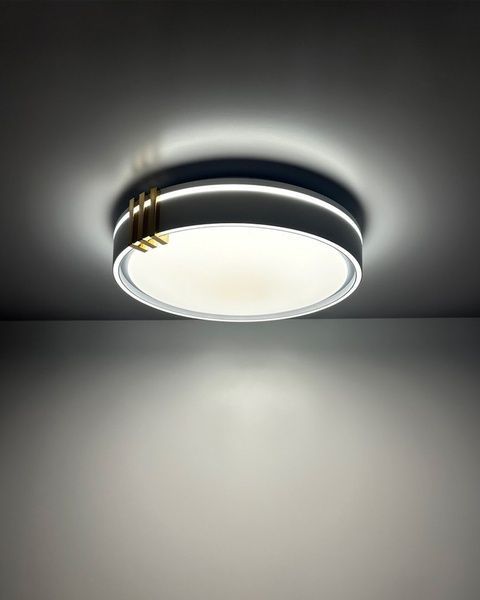 Потолочный светильник Goldlux Arletta, серый (48Вт, 380мм) GL-328847 фото