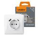 Розетка одинарная с заземлением с USB+USB-C белая VIDEX BINERA VF-BNSK1GUC-W фото 1