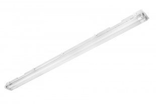 Светильник герметичный GTV G-TECH 258, 2x150 T8 LED (одностороннее подключение), G13, IP65, ABS/PS, серый GT-HR2X18W120-30 фото