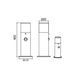 Светильник садовый с датчиком движения GTV CORTA-P PIR 40, E27, MAX.25W, IP44, столбик, графит (OS-CORP40P-30) OS-CORP40P-30 фото 2