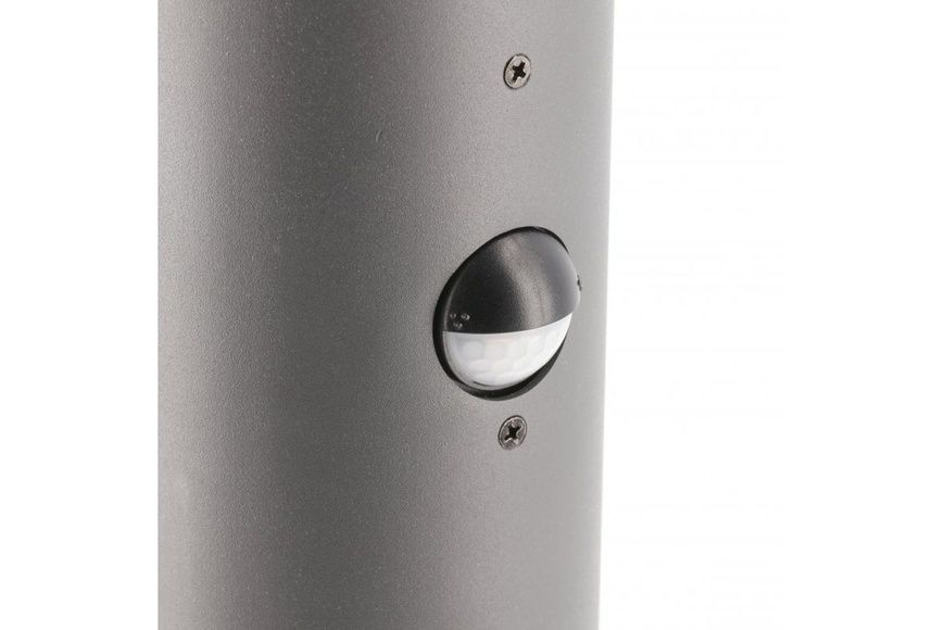 Светильник садовый с датчиком движения GTV CORTA-P PIR 40, E27, MAX.25W, IP44, столбик, графит (OS-CORP40P-30) OS-CORP40P-30 фото