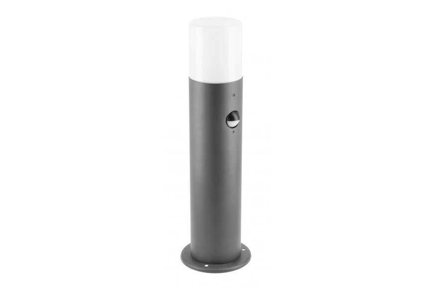 Светильник садовый с датчиком движения GTV CORTA-P PIR 40, E27, MAX.25W, IP44, столбик, графит (OS-CORP40P-30) OS-CORP40P-30 фото