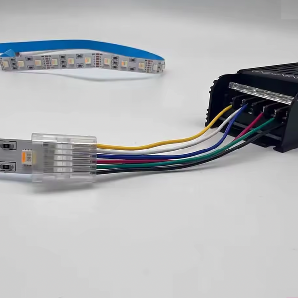Ввод питания LED ленты SMD RGB+W 12мм 7771439 фото