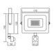 Прожектор 30W GTV G-TECH з датчиком руху, IP65, 120&deg;, 6400K, чорний (GT-FLR30WC-64) GT-FLR30WC-64 фото 2