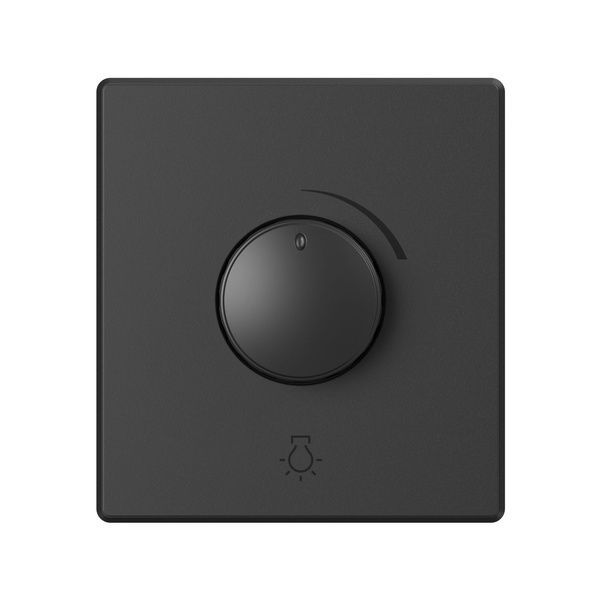 Диммер 600W угольно-чёрный VIDEX NOTA VF-NT-DM600-BL фото