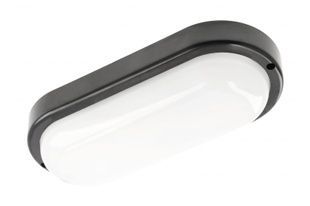 Светильник LED GTV KODO, 18W, 1620 Lm, 4000K, AC180-250V, IP54, IK08, овальный, чёрный LD-KD18WOV-NB-10 фото