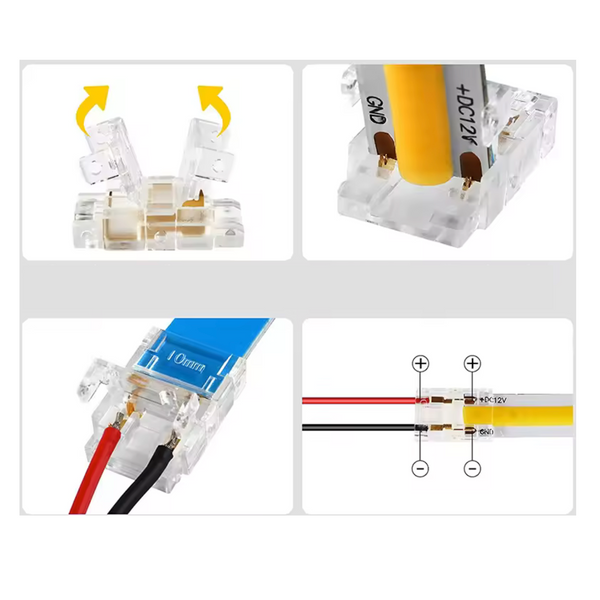 Коннектор для LED ленты COB 8мм - 100мм длина 7771434 фото