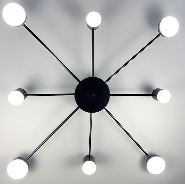 Стельовий LED світильник чорного кольору LF-DE34/8 BK фото
