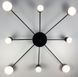 Стельовий LED світильник чорного кольору LF-DE34/8 BK фото 7