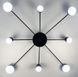 Стельовий LED світильник чорного кольору LF-DE34/8 BK фото 2