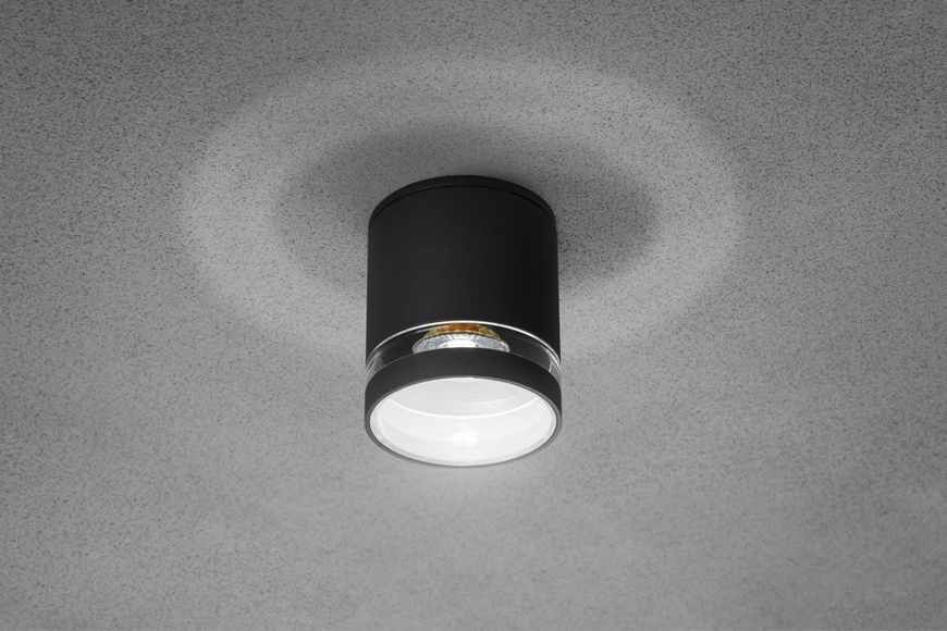 Светильник GTV RIVEN, алюминий, 102x120, IP54, MAX.35W, круглый, чёрный (OS-RIV102OKG-30) OS-RIV102OKG-30 фото