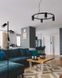 Люстра Goldlux Paris, чёрный (12Вт, 470мм) GL-326195 фото 2
