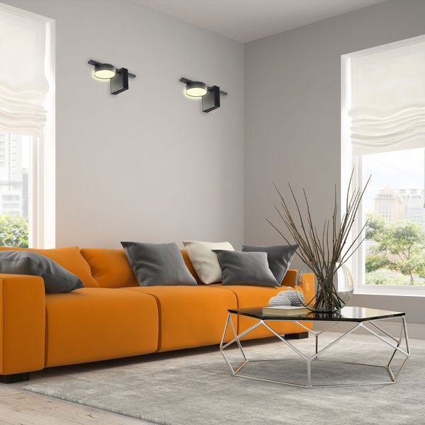 Бра Goldlux Joy, чёрный (10Вт, 85мм) GL-326232 фото