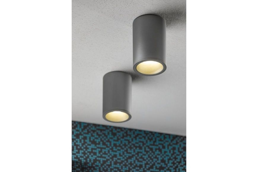 Світильник GTV SENSA AQUA IP54, алюміній, 85x115, max.50W, круглий, сірий (OS-SENAQ5087OKB-80) OS-SENAQ5087OKB-80 фото