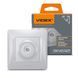 Розетка TV одинарная телевизионная серебристый шёлк VIDEX BINERA VF-BNSK1TVME-SS фото 1