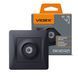 Розетка TV одинарна телевізійна чорний графіт VIDEX BINERA VF-BNSK1TVME-BG фото 1