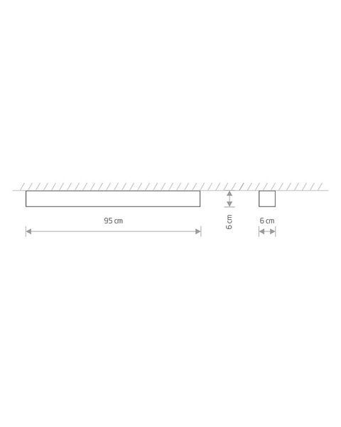 Стельовий світильник SOFT LED, графітовий (16Вт, 60мм) ND-7533 фото