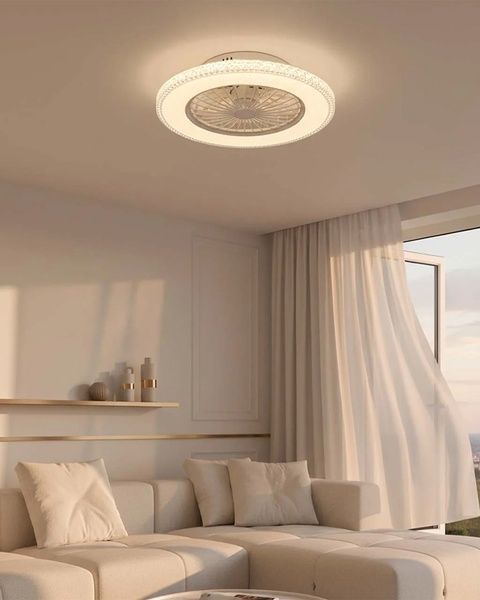 Стельовий світильник Goldlux Fans, білий (48Вт, 480мм) GL-341297 фото