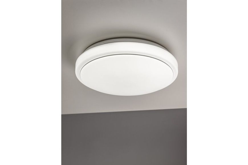 Світильник GTV ROSALI, &Oslash;340 мм, 4000K, 24W, 1920Lm, AC180-250V, 50/60Гц, PF>0,5, IP44, круглий, білий LD-ROSA24WOK-NW-10 фото