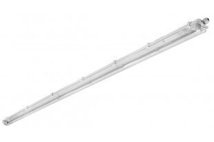 Герметичний світильник GTV HAGEN 160х7см, T8 LED, G13, AC220-240V, 50/60Hz, IP65, PC/PC, білий LD-HAG158-30 фото
