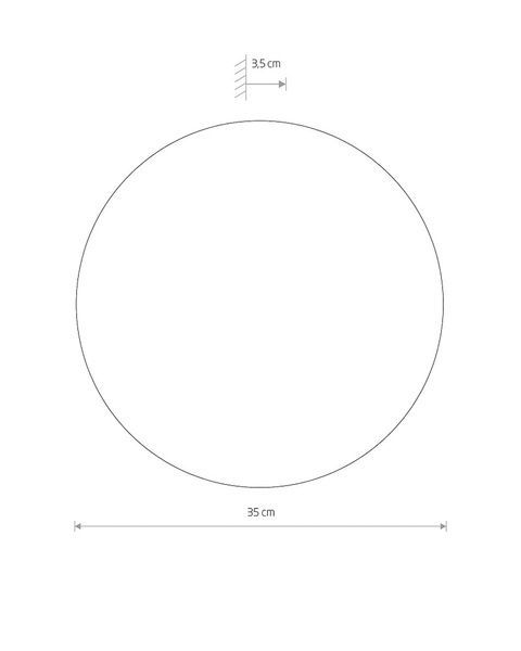 Бра RING, коричневий (13Вт, 35мм) ND-11291 фото