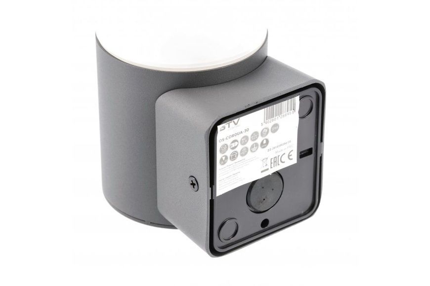Світильник фасадний бра GTV CORTA-AU, E27, MAX.25W, IP44, графіт (OS-COR0UA-30) OS-COR0UA-30 фото