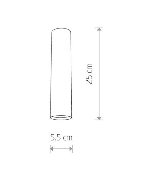 Комплектующая деталь CAMELEON EYE, сіро-зелений (55мм, 250мм) ND-12130 фото