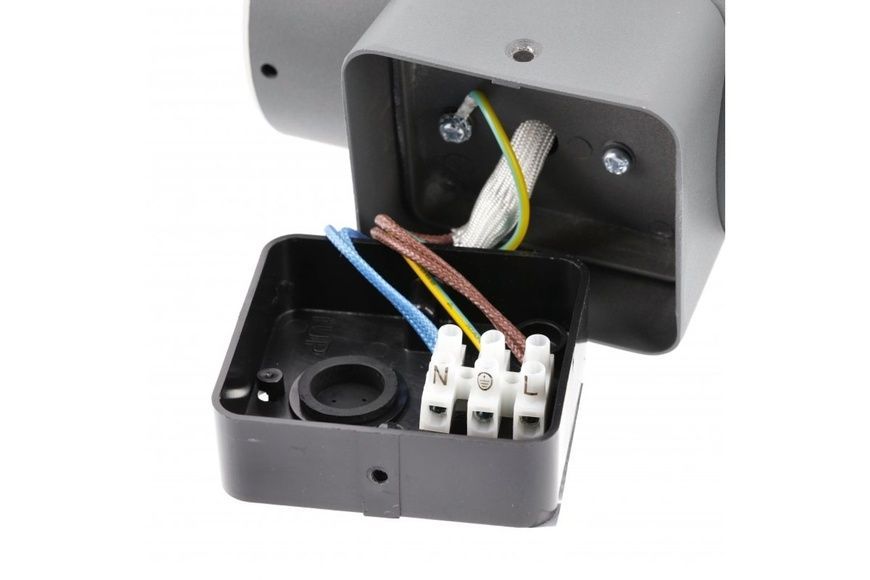 Світильник фасадний бра GTV CORTA-AUD, 2xE27, 2xMAX.25W, IP44, графіт (OS-CORDUA-30) OS-CORDUA-30 фото