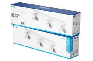 Светильник GTV VENETO, IP20, max.20W, 3xGU10, круглый, белый (OS-VEN20WO3-00) OS-VEN20WO3-00 фото