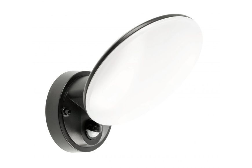 Светильник GTV TERRO с датчиком движения, 10W, IP54, 4000K, чёрный (LD-TER10WBPIR-10) LD-TER10WBPIR-10 фото