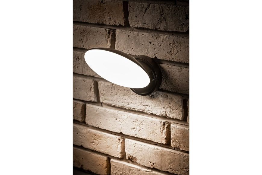 Светильник GTV TERRO с датчиком движения, 10W, IP54, 4000K, чёрный (LD-TER10WBPIR-10) LD-TER10WBPIR-10 фото