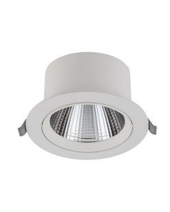 Точковий світильник EGINA LED, білий (15Вт, 140мм, 4000K) ND-10556 фото