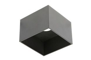 Потолочный светильник GTV SAKURA алюминий, 120x120x85, IP20, ES111, GU10, квадрат, чёрный OS-SAKES111KW-00 фото