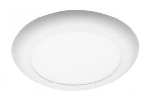 Светодиодный светильник GTV MOZA, 12W, 1000Lm, AC220-240V, 50/60Hz, PF>0,5, RA&ge;80, IP40, 120&deg;, 4000K, круглый, белый LD-MZ12WOK-NB фото