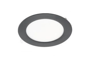 Светильник светодиодный GTV ORIS PLUS, 7W, чёрный, 3000К, 560Lm, AC220-240В, встроенный, IP20, 120&deg; LD-ORW07W-CBP-10 фото