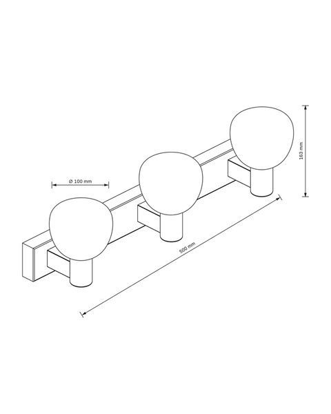Бра Goldlux Pola, чёрный (5Вт, 145мм) &middot; 36033 GL-336033 фото
