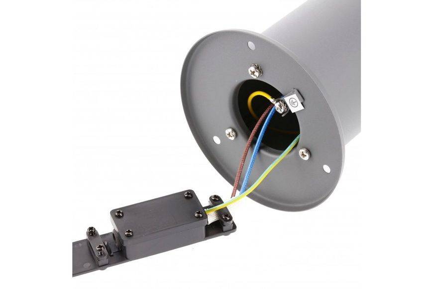 Світильник садовий GTV CORTA-P 40, E27, MAX.25W, IP44, стовпчик, графіт (OS-CORP40-30) OS-CORP40-30 фото