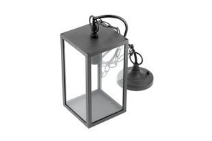 Светильник садовый подвесной GTV VENTANA, E27, max.20W, IP54, чёрный OS-VENTANAH-00 фото