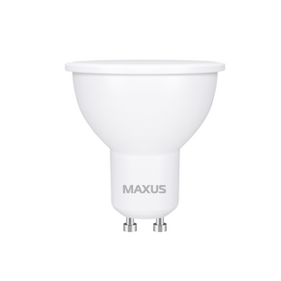 LED лампа maxus GU10 7W 3000k 7771650 фото